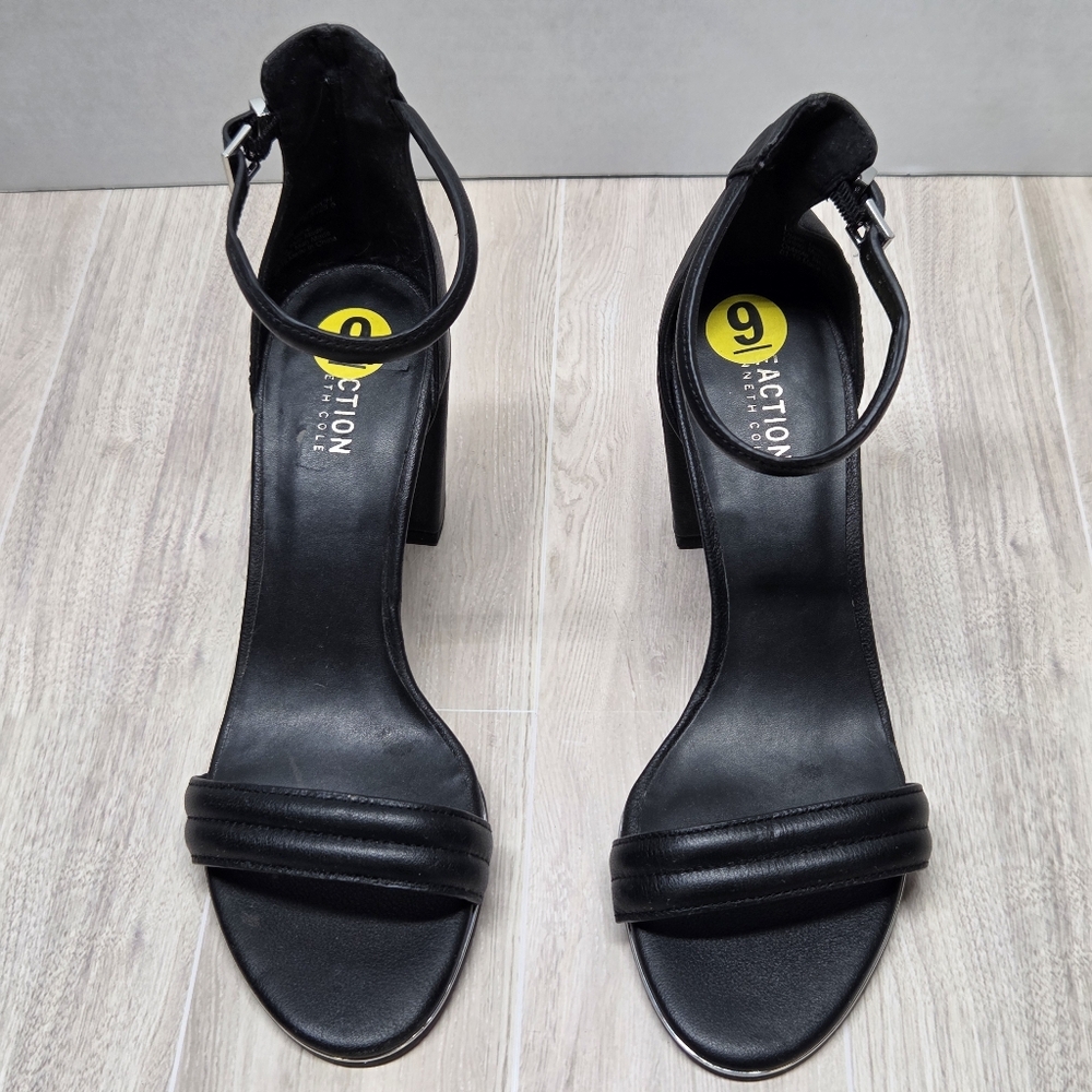 Kenneth Cole Reaction Lolita Heels Black Size 9